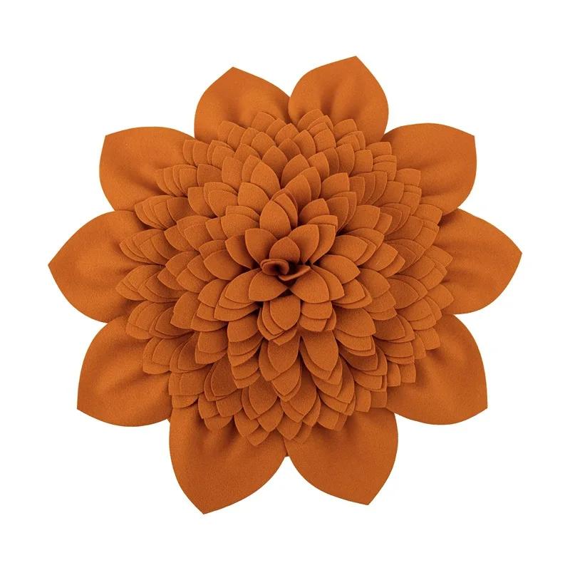 Medieval Style Embroidered Magnolia Pillow Cover Living Room Velvet Cushion Cover Chinese Style Luxury Retro Sofa Waist Pillow