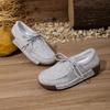 Scarpe basse casual a tinta unita di taglia grande, comode e leggere, scarpe per piedi pigri