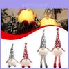 Festive 2pcs Led Christmas Gnomes Plush Santa Dolls For Yuletide Home Decor