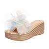 Fashion Aphixta Platform Sandals Slippers Women Colorful Wedge Slides Women Shoes Summer Outside Slippers Women Sweet Slides Shoes