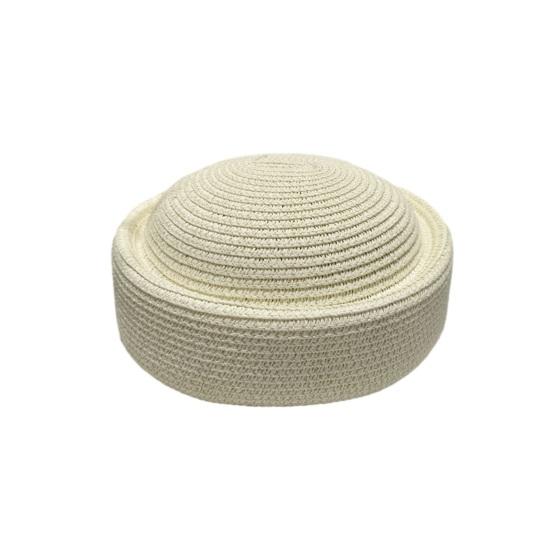 

Stewardess Hat Lightweight Breathable UV Protection Straw Hat Outdoor Beach Sun Hat Summer Accessory світло-бежевого кольору