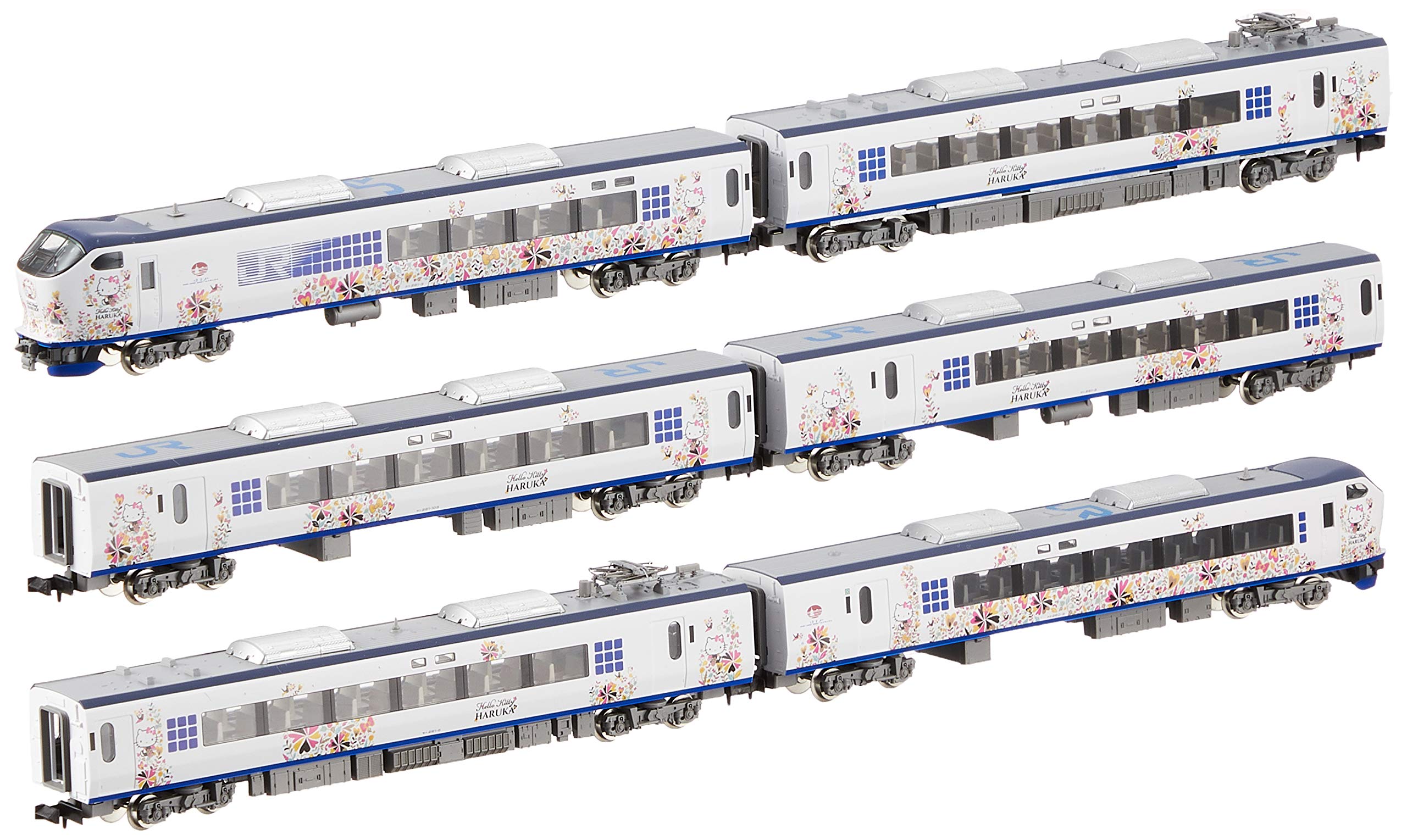 

TOMIX N Gauge 281 Series Hello Kitty Haruka Set 98690 Model Train & Ori-Tsuru (6 Cars)