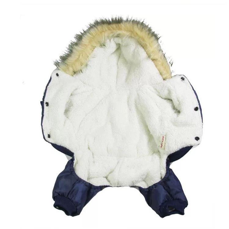 Abbigliamento Spesso Monopezzo a Quattro Zampe per Animali Domestici Autunno e Inverno