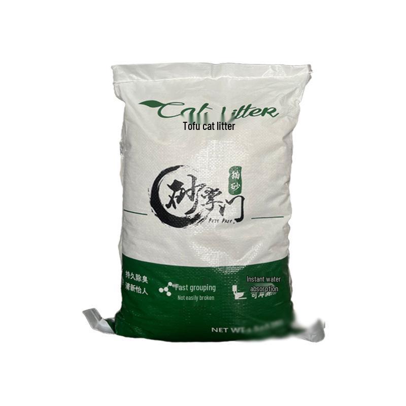 Premium Tofu Cat Litter - 50 Jin, Low Dust, 20 Jin Deodorizing for High-End Cattery Use