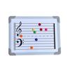 Double-Sided Magnetic Music Staff Whiteboard High Low Notes Teaching Aid Mini Dry Erase Board Students Teachers Music Classroom Supplies