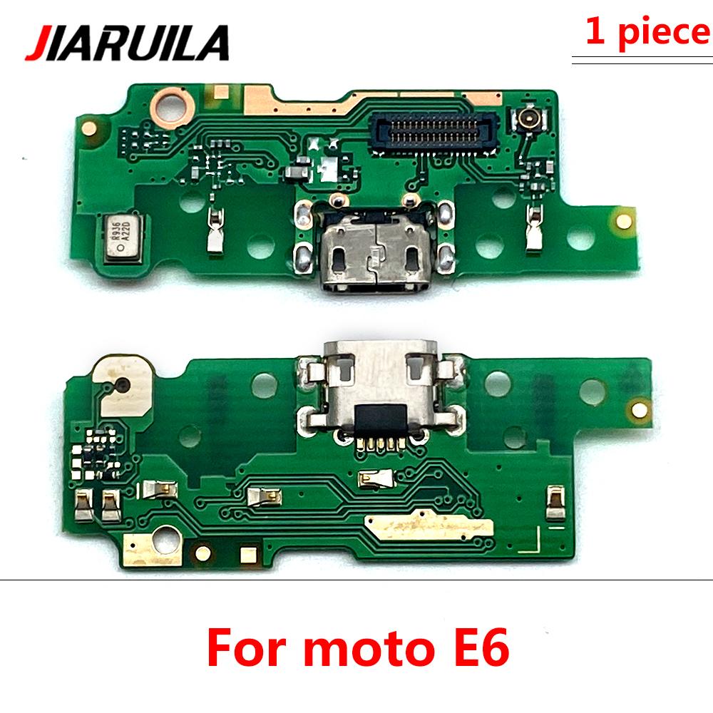 USB Charging Port Charger Board Flex Cable For Moto E7 E6S E1 E6 Plus E1 Play Go E7 Power Dock Plug Connector With Microphone