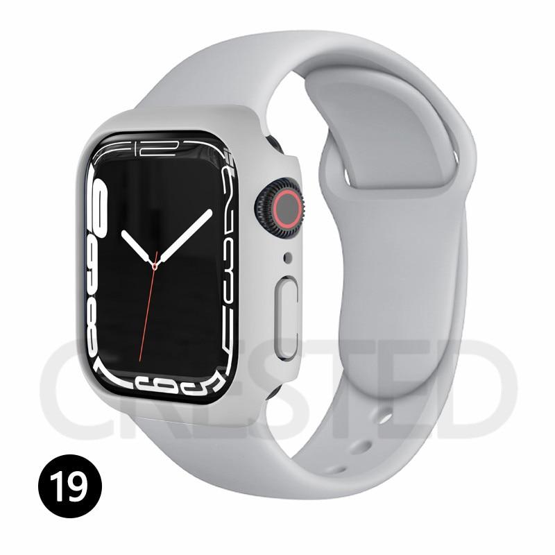 PC-Gehäuse mit Silikonarmband für Apple Watch SE 7 6 45 mm 41 mm 38 mm 40  mm 42 mm 44 mm Vollfazierfähiges Silikonarmbandgehäuse für iWatch-Serie 5 4  3 2 günstig kaufen — Preis, kostenlose Lieferung, echte Bewertungen mit  Fotos — Joom