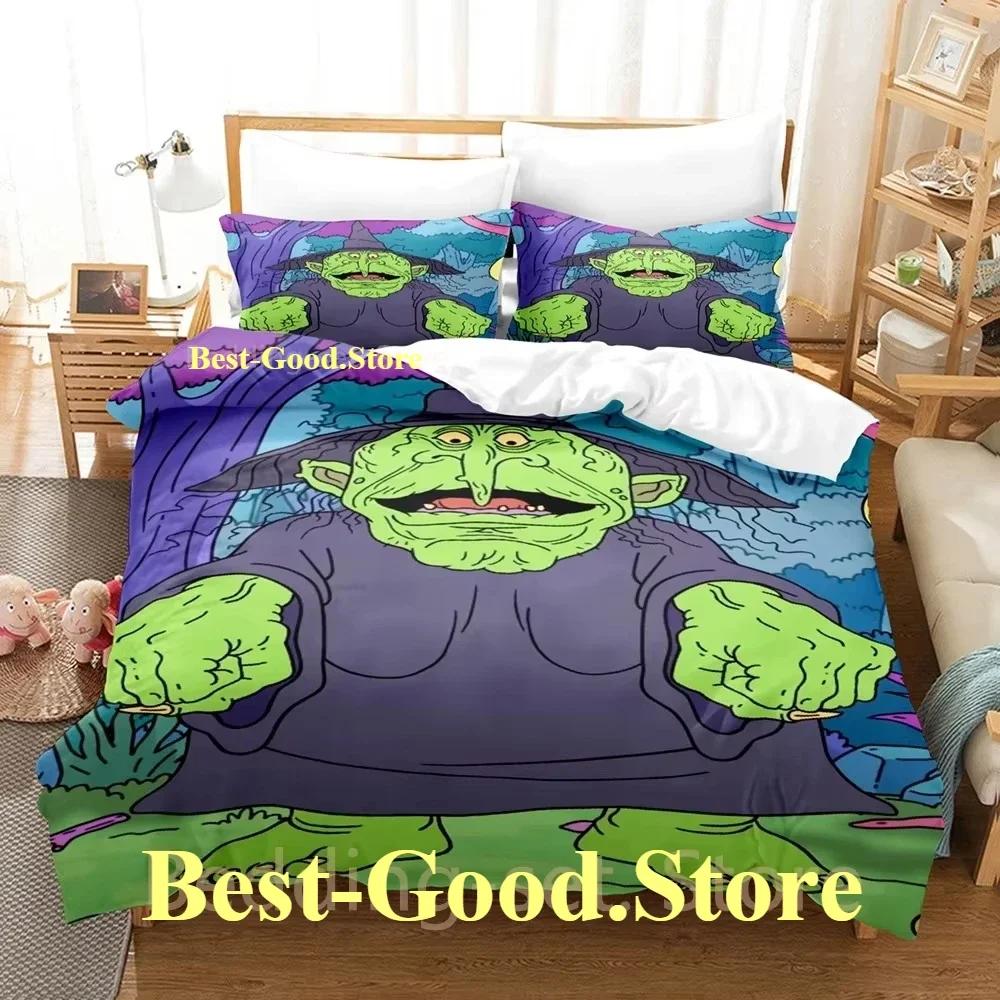 Smiling Friends Bedding Set Single Twin Printed Bed Set With Pillowcase Bed Duvet Cover Single Double Queen Super King Size