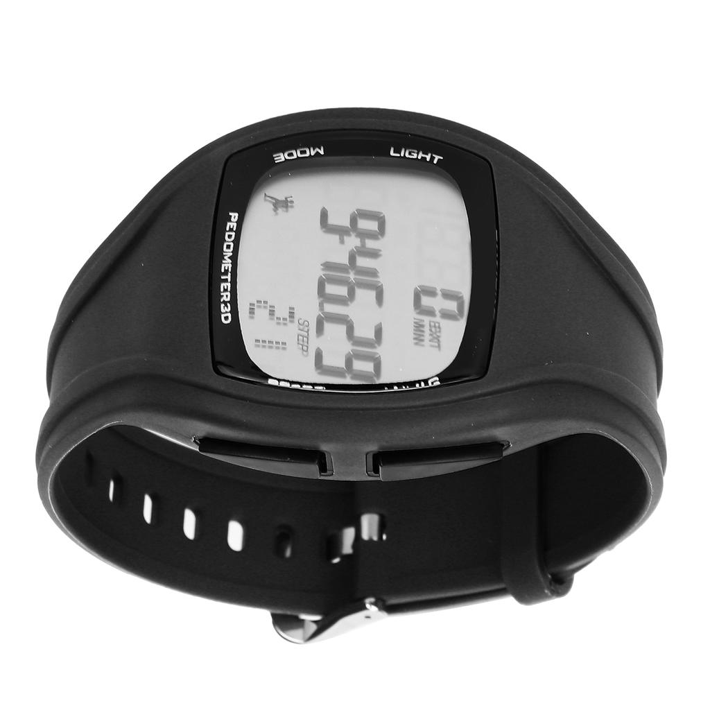 Multifunction Waterproof Intelligent Wrist Watch Sports Digital Step Counter WatchesBlack