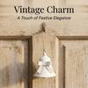 Christmas Bow Bell Pendant Decoration Christmas Tree Hanging Bell Hanging Ornament Xmas Bell for Home Party Favors Farmhouse