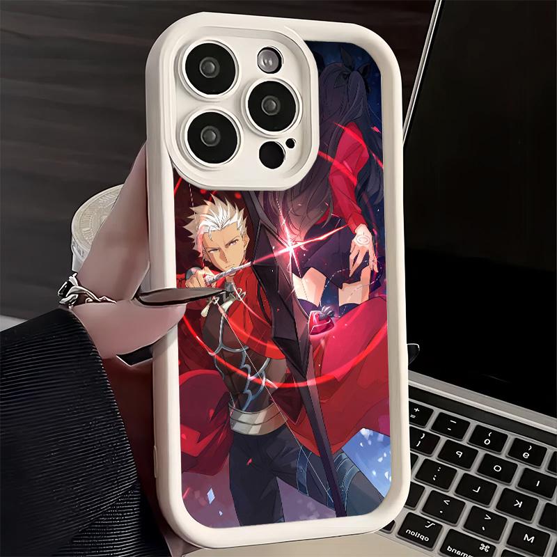 Phone Case for iPhone 17 Air 16E 15 16 Pro Max Fate Zero Stay Night Archer Cover 14 Plus 13 12 Mini Soft Shell Silicone Fundas