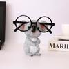 Koala Eyeglass & Pen Holder: Creative Resin Animal Figurine Gift