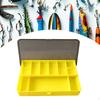Fishing Gear Organizer Case with Dividers for Bait Storage And Outdoor Use