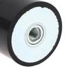 M4 M5 M6 M8 Female Thread Rubber Shock Absorber Anti Vibration Pad Damper-Metal Silentblock Type Dd Rubber Mount Flat Base Block