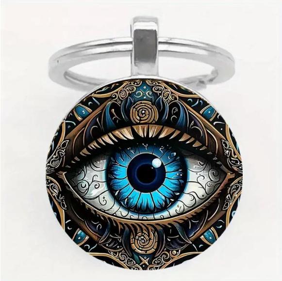 

Eye Time Keychain One Size чорний