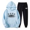 Conjunto de Sudadera con Capucha Trendy Streetwear Unisex Corteiz - Estilo Hip Hop Skate para Mujeres y Hombres