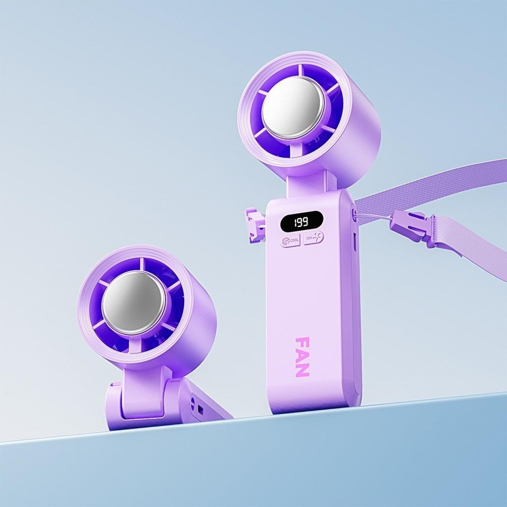 Handheld Fan,Portable Turbos Fan, Foldable Desktop Fan,USB Rechargeable, Personal Fan For Home, Offices, Travel & Outdoor Beach