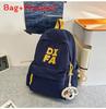 Jugend-Campus-Rucksack mit Buchstabenmuster und Nylon für Studenten