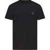 Ghost Series Solid Color Crew Neck Short Sleeve T-Shirt Men Tops Black K1S1521000-08S0F11-V0029