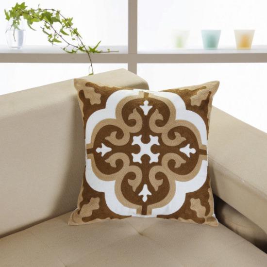 Business Gifts Souvenirs Cotton Embroidered Embroidery Pillow Bedside Cute Cartoon Large Pillow Nordic