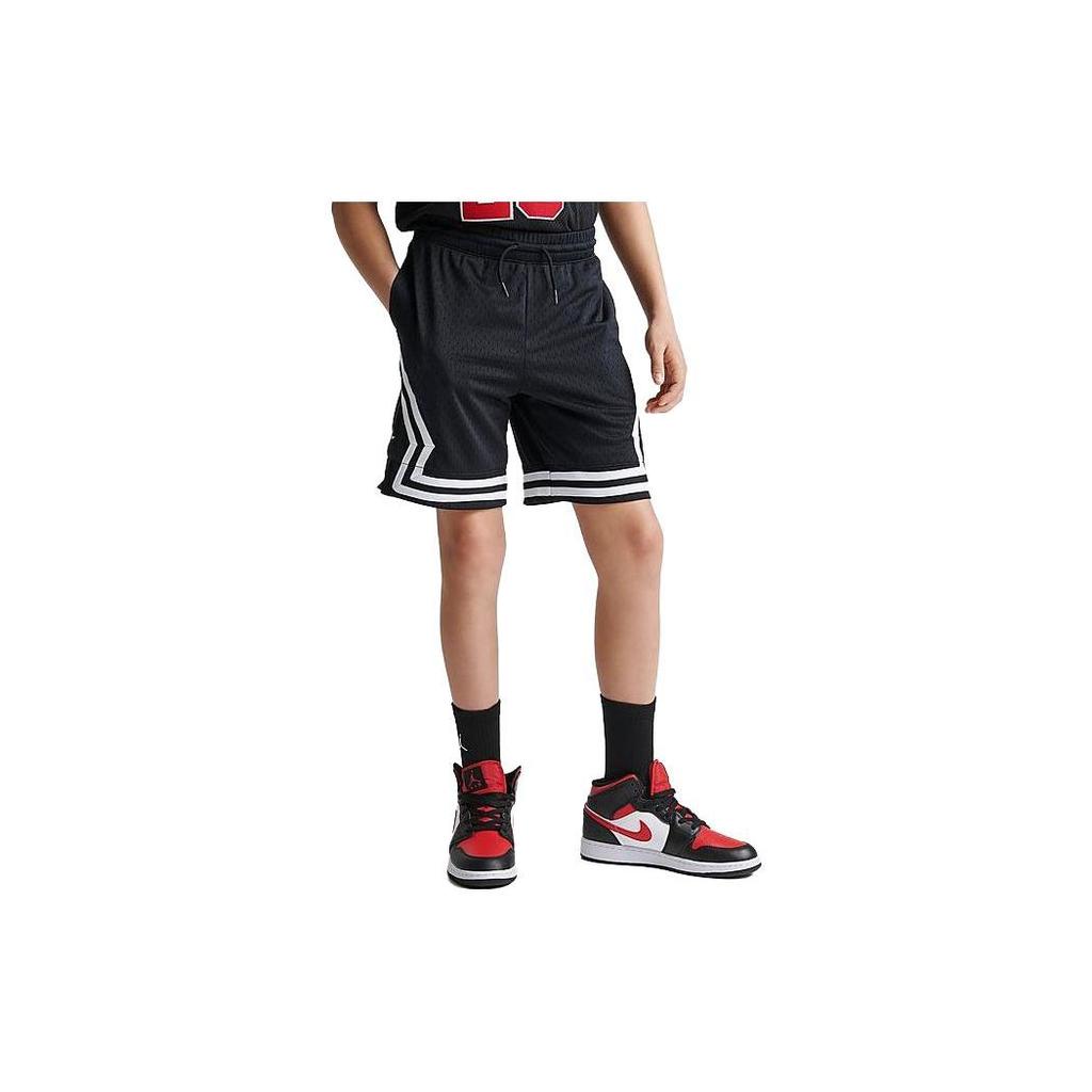 Jordan Kids  Loose Fit White Trim Shorts Kids shorts Black 95B136-023