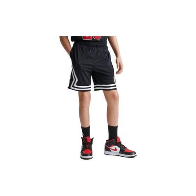 Kids  Loose Fit White Trim Shorts Kids Shorts Black 95B136-023