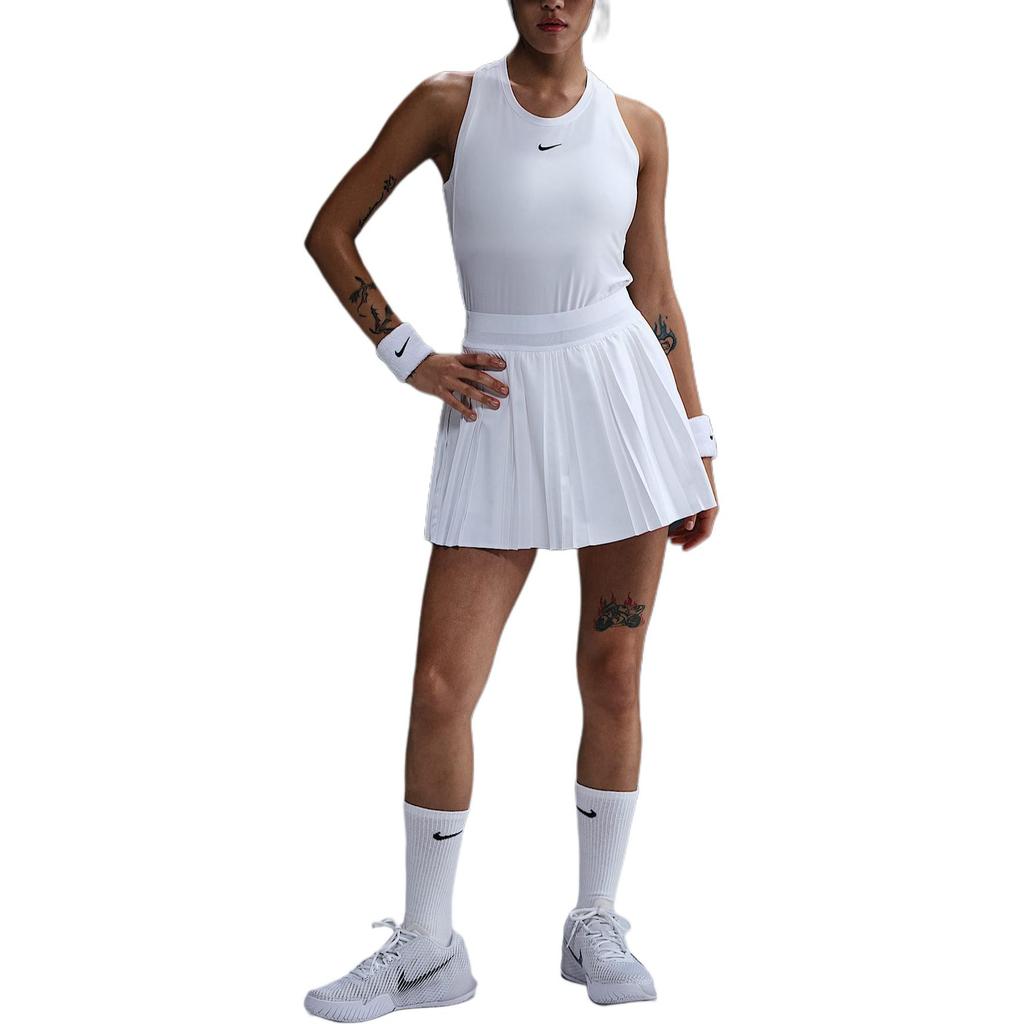 New Nike Court Advantage Casual Shorts Women's White/White FZ6513-100