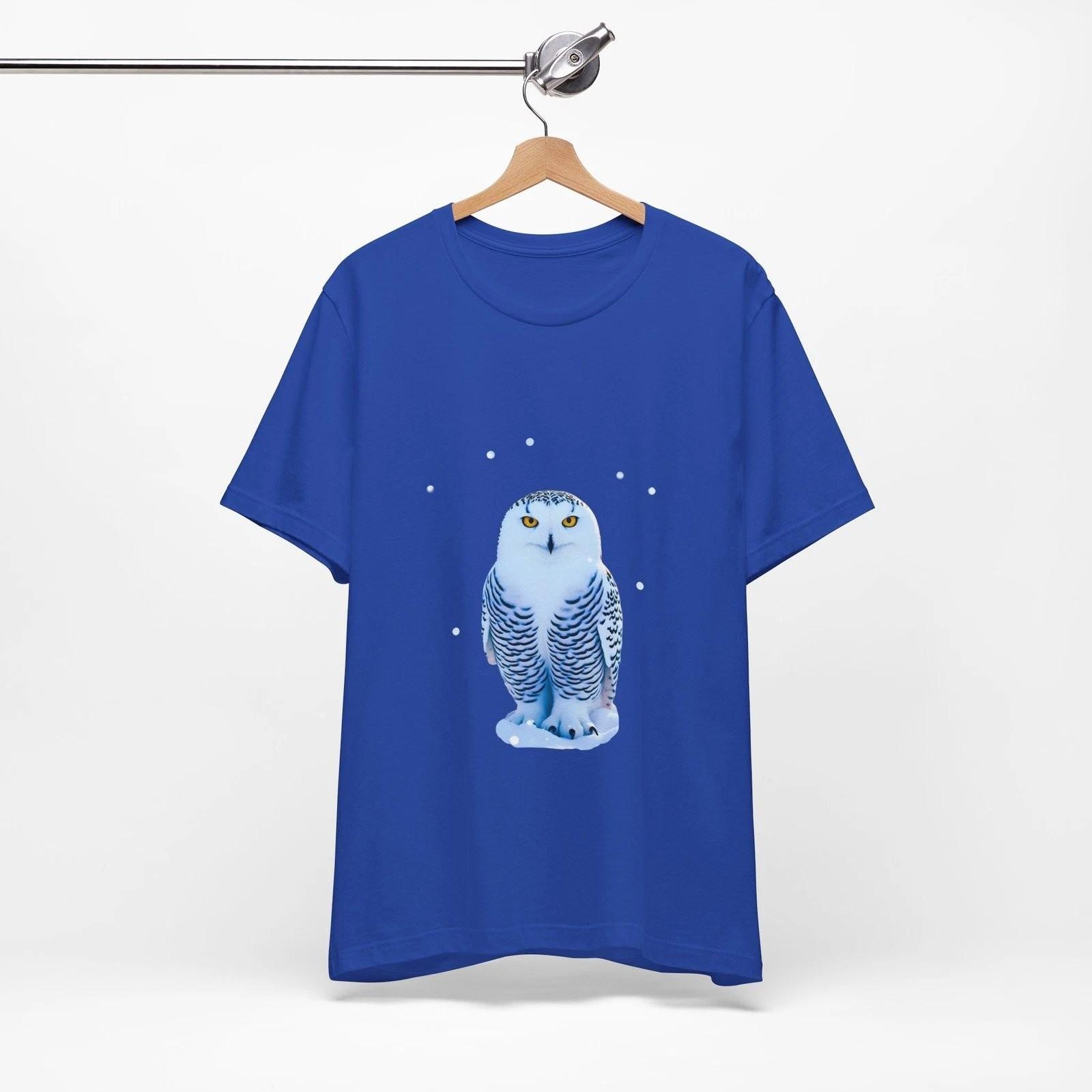 Snowy Owl Arctic Bird Graphic Tee L