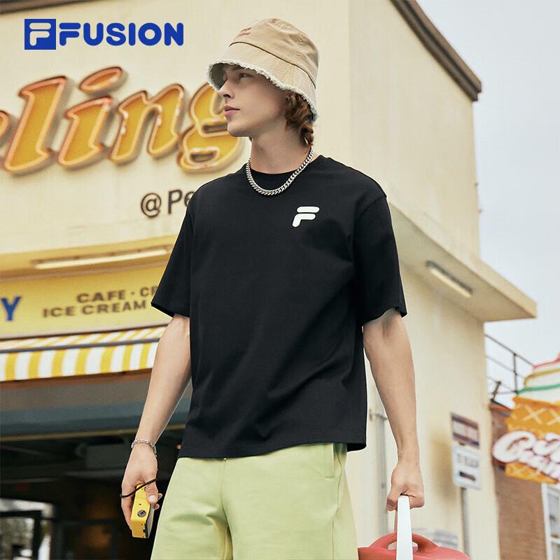 FILA FUSION Unisex Knit Short Sleeve T-Shirt