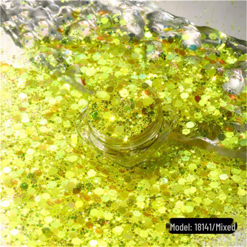 Iridescent Sequin and Glitter Resin Nail Art & Slime Fillers