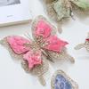 Fabric Fabric Glitter Butterfly Butterfly Hanging Decoration Christmas Tree Decoration  Festival