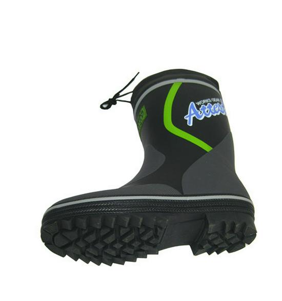 H013 Bottes de Pluie Mi-Tige pour Homme Doublées de Velours en Caoutchouc pour la Pêche et l'Extérieur - Style Japonais et Coréen