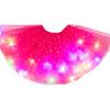 Women's Sequined Light-emitting Half-length Mesh Skirt LED Light Tulle Skirt
