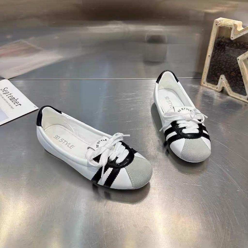 Fashion Designer Women's Sneakers Flats Casual Sport Shoes Spring 2025 Lace Up New Brand Running Ballet Dance Walking Mujer Sandalias