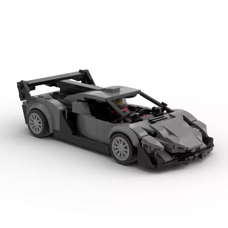 MOC-30363 Lambo Several Mud Veneno Compatible Building Blocks Children's Educational Assembly Toy Gift