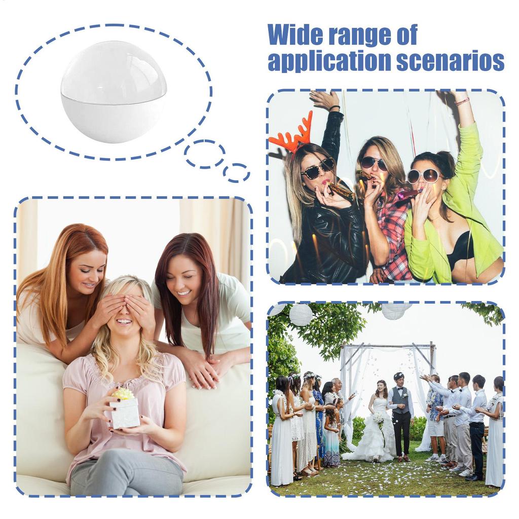 Memory Sphere 2.7 Inch Crystal Ball Video Player Uploadable Videos Sphere for Adults Anniversaries Celebration Birthday Wedding