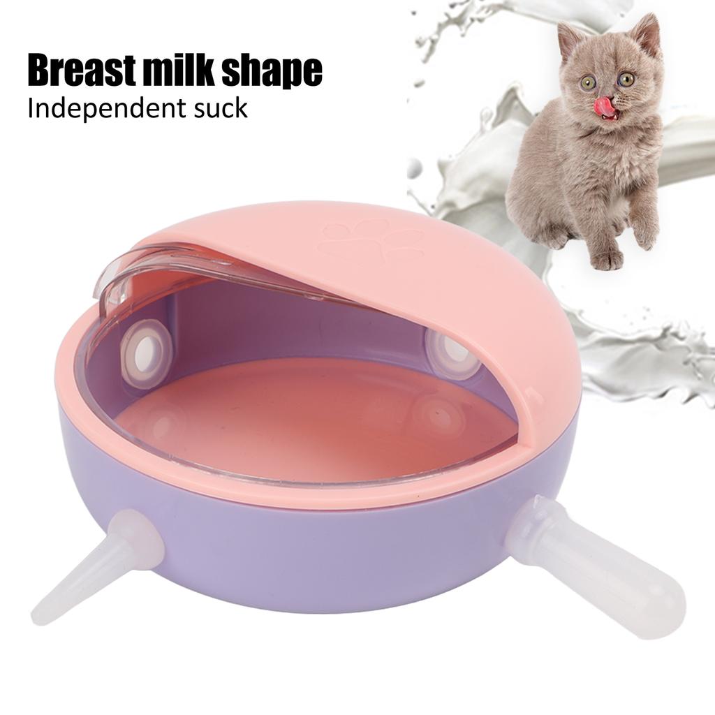 Silicone Kitten Nipple Feeder Biomimetic Pet Milk Feeder for Kittens Puppies Rabbits Lamb