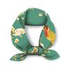 Twill Silk Scarf Woman Birds Painting Square Scarves Wraps Bandana Small Hijab Silk Foulards Tie Headband Neckerchief 53CM