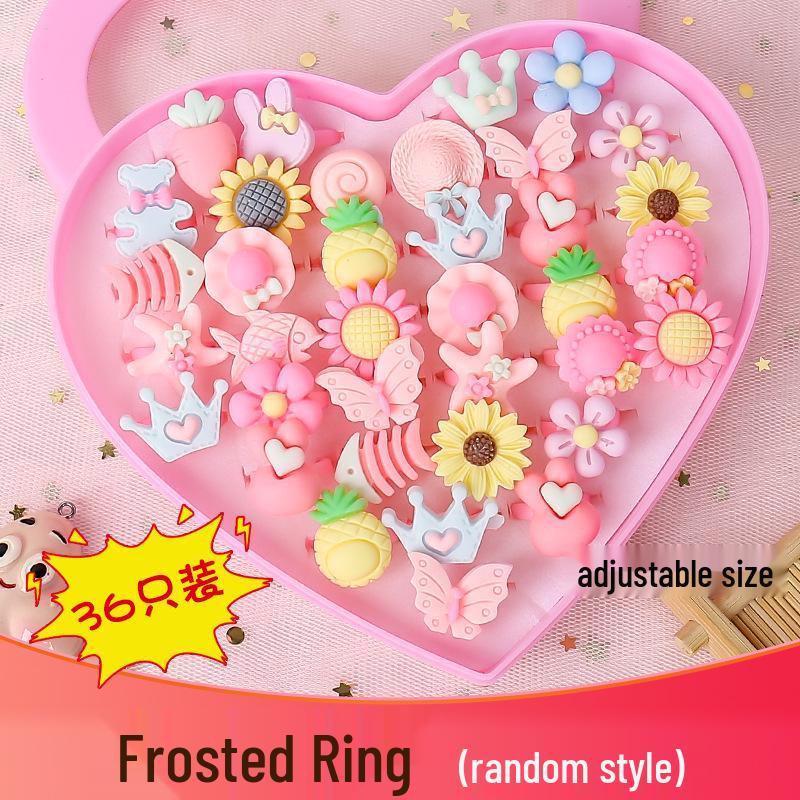 Princess Elsa Frozen Gem Ring for Girls - Cute Diamond Play Accessory