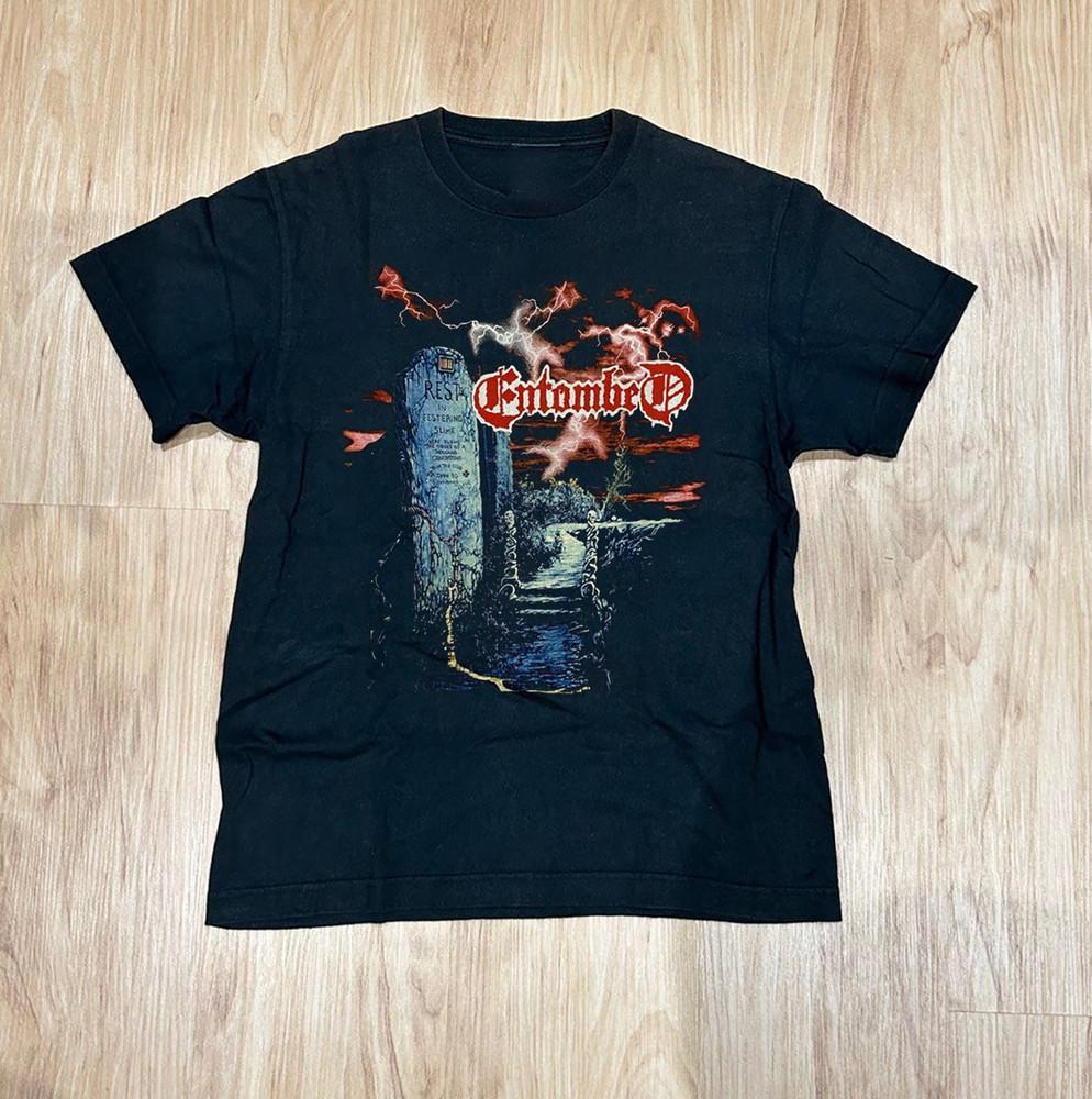 Entombed Kapela Turné Koncert Album Unisex Tričko Bavlněné Tričko Všechny Velikosti Unisex Tričko