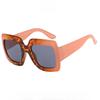 Fashion Trend Square Large Frame Street Pography Women's Sunglasses Summer Vacation Accessories