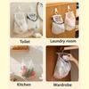 NEW Laundry Basket Versatile Clothespin Bag Fruit Holder Home Storage Washable Hanging With Hook Peg Bags Laundry Storage Net