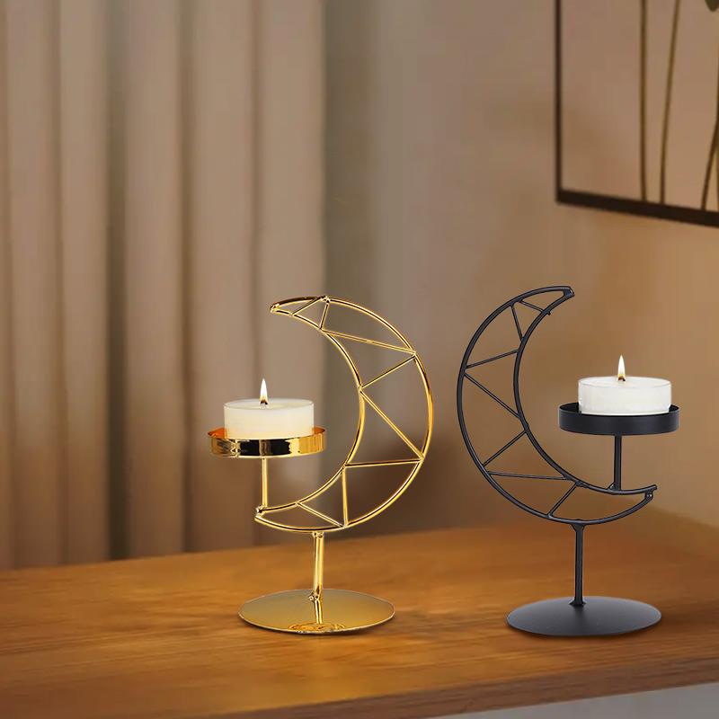 

Iron Art Candle Holder Unique Solid Color Creative Ambience Desktop Ornaments Handicrafts Decorative Home Decoration