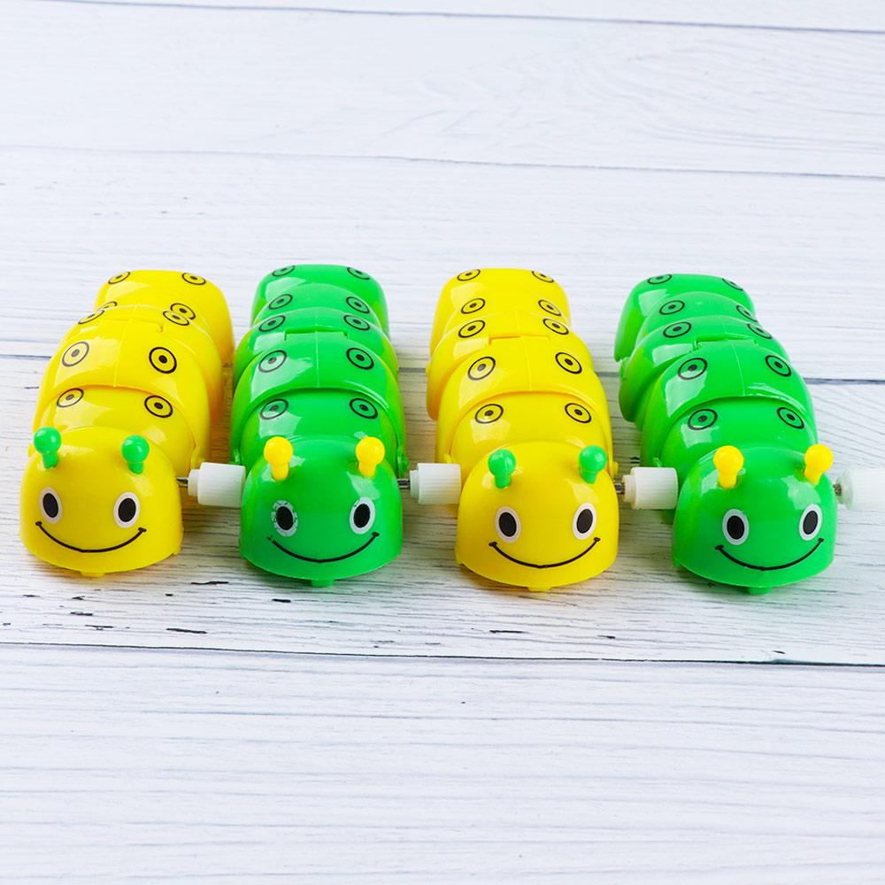 for Baby Kids Lovely Classic Plastic Cartoon Wind Up Toy Clockwork Toy Caterpillar Shape