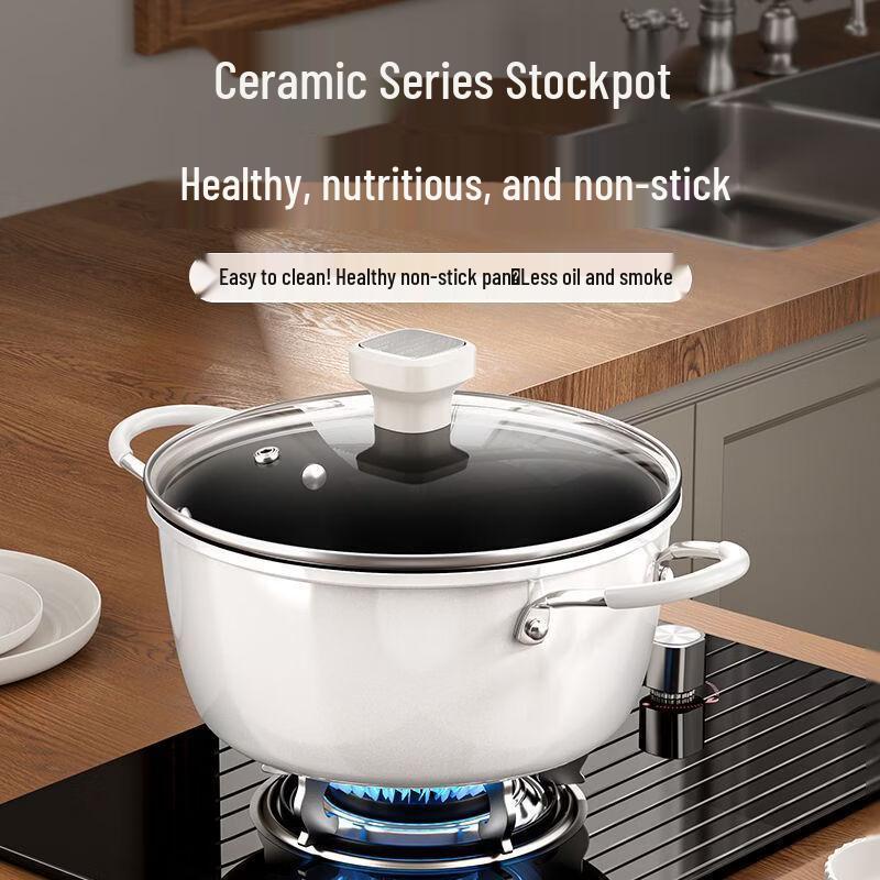 PuPan Ceramic Non-Stick Soup Pot