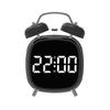 New Alarm Concise And Practic Clock Double Bell Super Loud for Heavy Sleepet Mode 12/24H Night Anti-disturb Table LED Clock