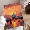 Airplane Sunset Landing Tablet Case For iPad Mini 6 7 Pro 11th 10th 9th 8th 7th 12.9inch Pro 2025 Air 4 5 M3 M2 1 2 M4 11inch