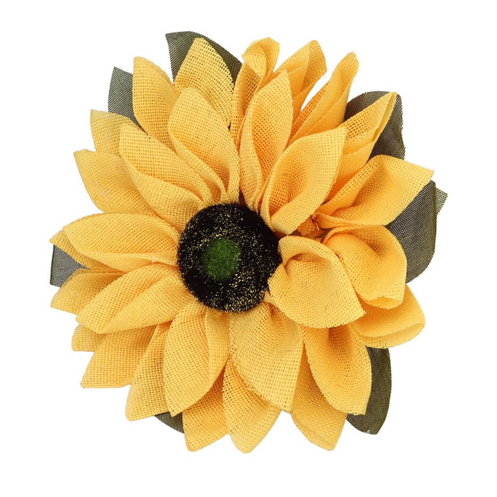 Sunflower Wreath for Front Door Round Artificial Yellow Sunflower Wreath for Front Door Window