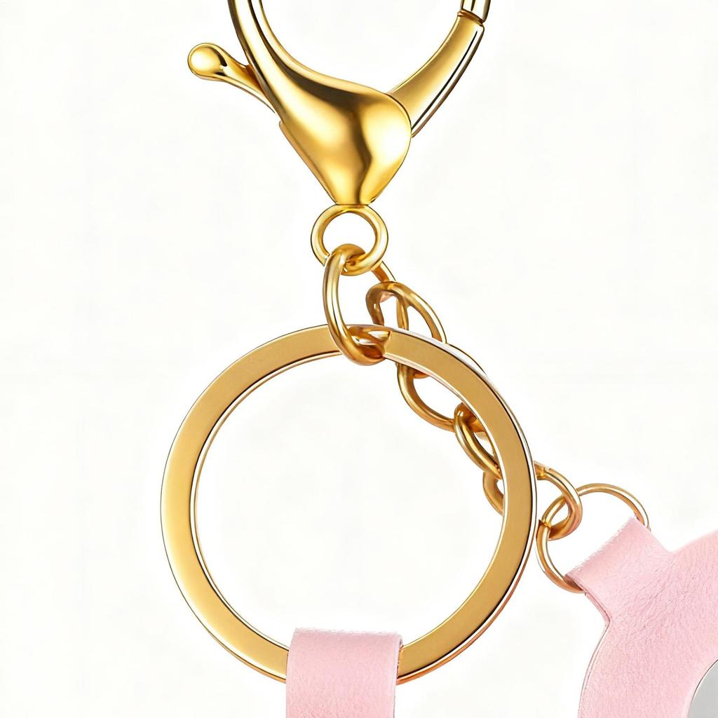 Lip Gloss Keychain Holder 4 Pieces Bag Ornament Lip Stain Tint Case For Women Girls Ladies Wives Makeup Enthusiasts Travelers
