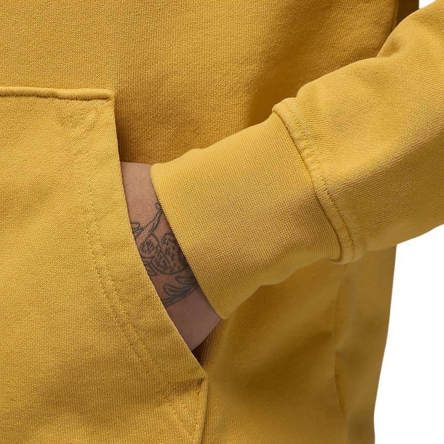 Jordan Flight Fleet Men Casual Long Sleeve Hoodie Ochre FB7291-752